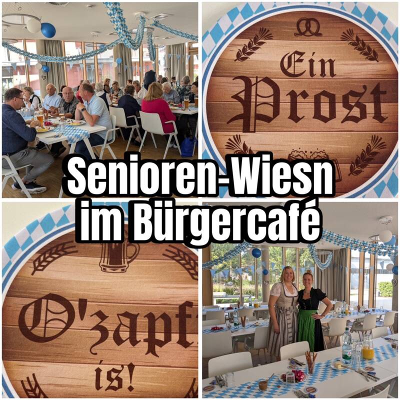 Foto Senioren-Wiesn im Bürgercafe.