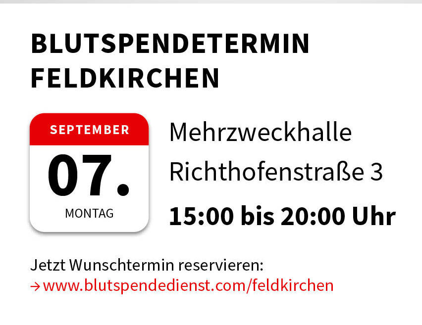 Blutspendetag Plakat 2026