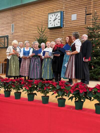 Der Alpenländische Singkreis begeisterte das Publikum. Daneben gab es am Nachmittag auch Soloauftritte. Die Gemeinde dankt allen Mitwirkenden für ihren Einsatz.